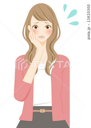 テレて焦る女性 13620300