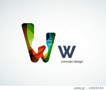 Abstract letter logo design 13620310