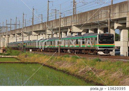 宇都宮以北を行く、宇都宮線E231系（宇都宮⇔黒磯） 13620395