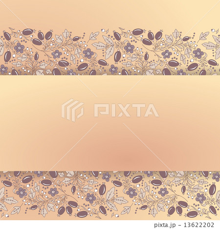 barberry border, hand-drawn berry pattern. 13622202