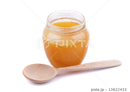 Honey pot and spoon. 13622433