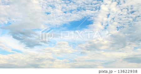 white cloud on blue sky 13622938
