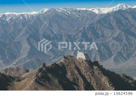 Tsemo Gompa, Leh, Ladakh, Jammu & Kashmir, India Tsemo Gompa, Leh, Ladakh, Jammu & Kashmir, India 13624596