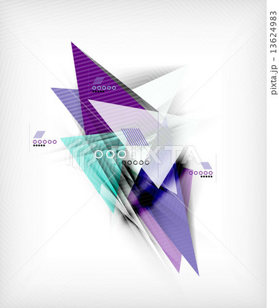 Color triangles, unusual abstract background 13624983