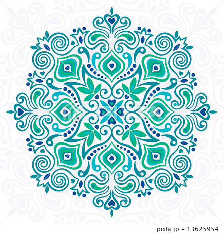 Flower Mandala Abstract Element For Designのイラスト素材