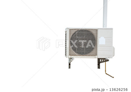 Unit of Air Conditioner on isolated white with clipping path. Unit of Air Conditioner on isolated white with clipping path. 13626256