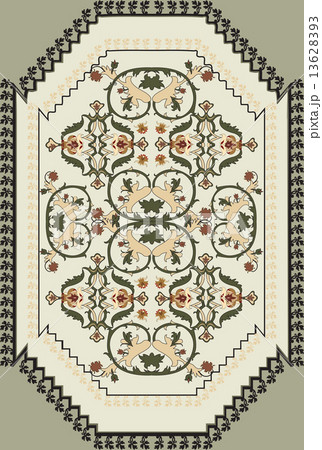 Vintage background with abstract flowers Vintage background with abstract flowers 13628393