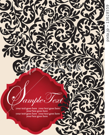 Romantic vintage card design Romantic vintage card design 13628559