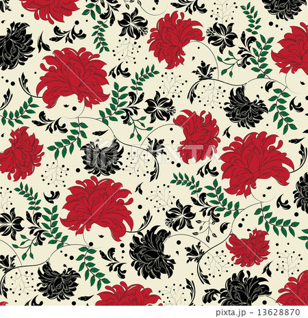 Vintage background with ornate elegant retro abstract floral des 13628870