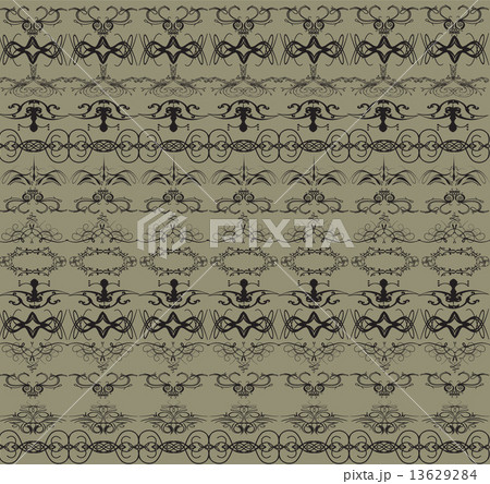 Set of vintage vector elements 13629284
