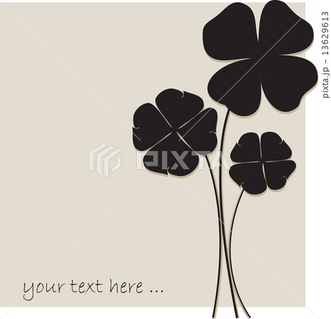Vintage invitation card with ornate elegant retro abstract flora Vintage invitation card with ornate elegant retro abstract flora 13629613