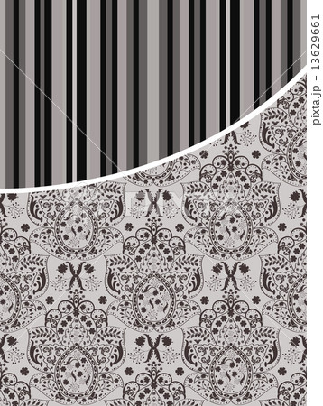 Vintage background with ornate elegant abstract floral design 13629661