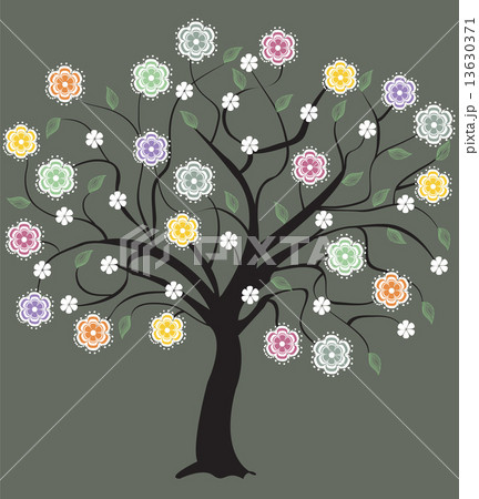 Abstract floral tree Abstract floral tree 13630371