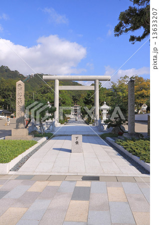 丹後国一之宮「籠神社」（左後方は傘松公園のケーブル） 13633207