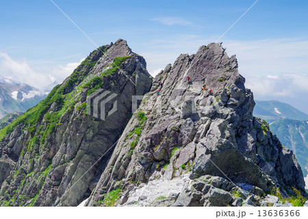 剱岳の岩稜部 13636366