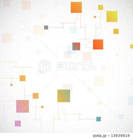 Vector color network connection and DNA atom Vector color network connection and DNA atom 13636619