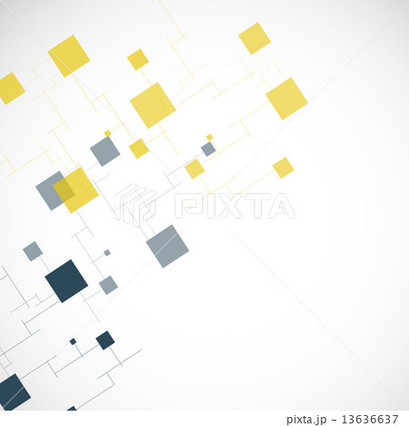 Vector color network connection and DNA atom 13636637