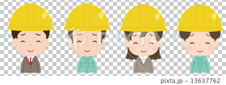 工人臉上設置苦笑 工人臉上設置苦笑 13637762