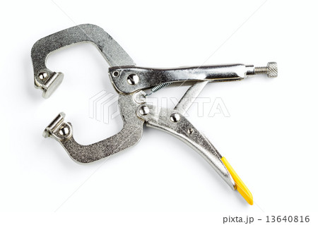 locking C-clamp with swivel pads 13640816