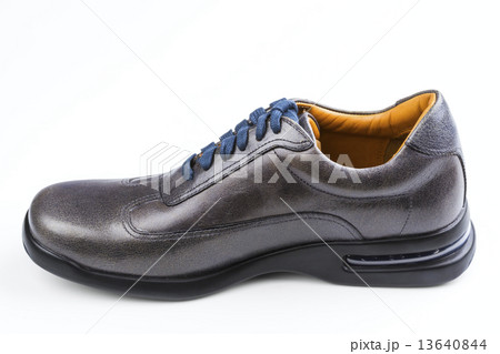gray leather man's shoes gray leather man's shoes 13640844