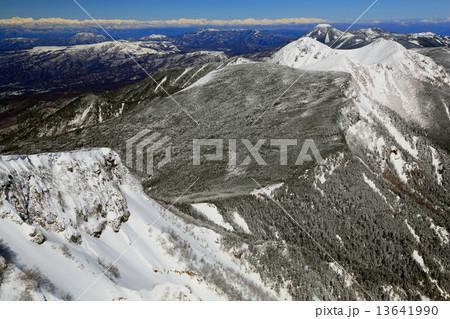 八ヶ岳・硫黄岳から見る北八ヶ岳・天狗岳・蓼科山と北アルプス 八ヶ岳・硫黄岳から見る北八ヶ岳・天狗岳・蓼科山と北アルプス 13641990