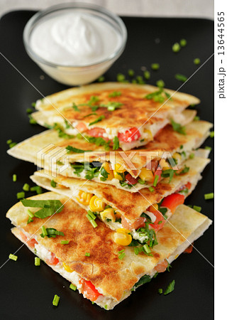 Vegetarian quesadilla Vegetarian quesadilla 13644565