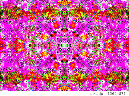 Ethnic pattern. Abstract kaleidoscope 13644871