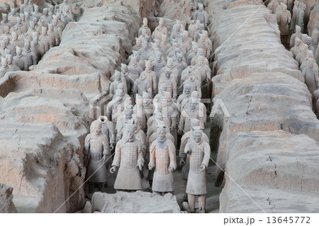 Qin dynasty Terracotta Army, Xian (Sian), China 13645772