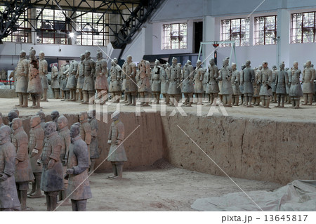 Qin dynasty Terracotta Army, Xian (Sian), China 13645817