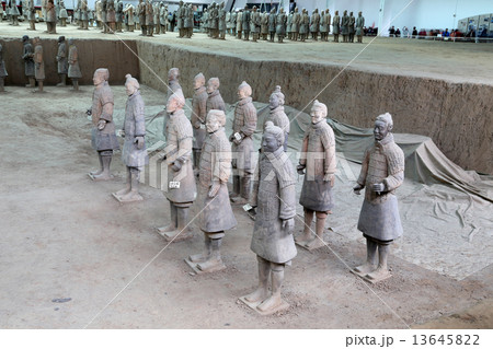 Qin dynasty Terracotta Army, Xian (Sian), China 13645822