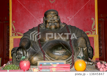 Buddhist Temple. Statue of Buddha-- Beihai Park in Beijing, China Buddhist Temple. Statue of Buddha-- Beihai Park in Beijing, China 13645847