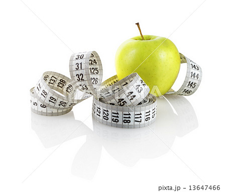 Apple with measuring tape Apple with measuring tape 13647466