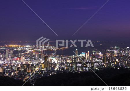 神戸 市街夜景 13648826
