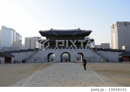 韓国　ソウル　景福宮 13649141