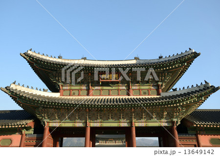 韓国　ソウル　景福宮 13649142