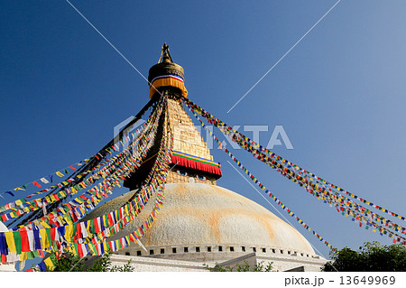 boudhanath stupa from nepal boudhanath stupa from nepal 13649969