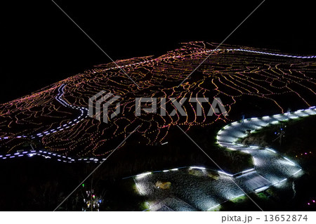 輪島白米千枚田（LED赤黄混在） 13652874