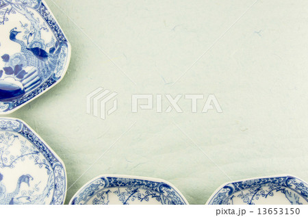 染付の皿　 13653150