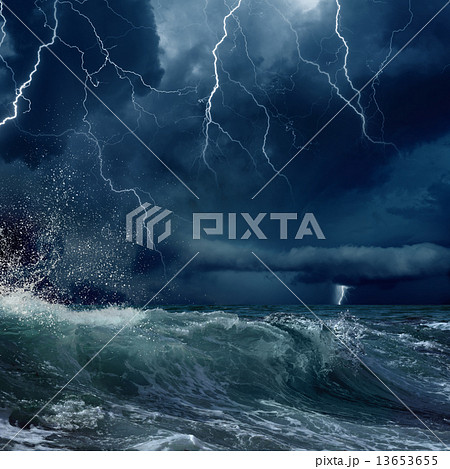 Stormy sea Stormy sea 13653655