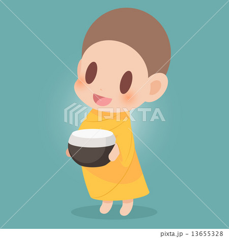 Buddha cartoon 13655328