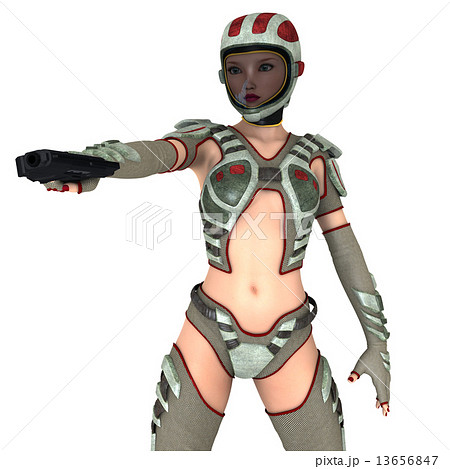 戦う女性 13656847