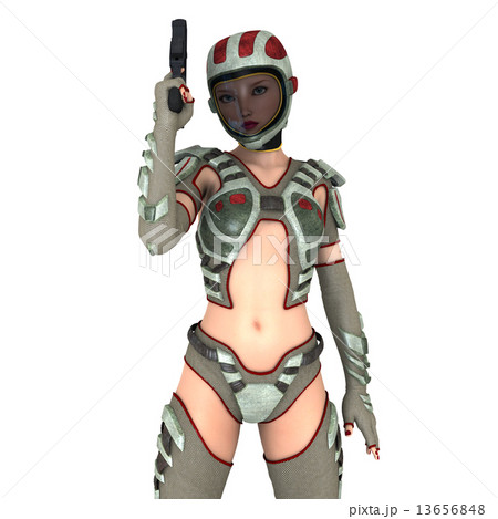 戦う女性 13656848