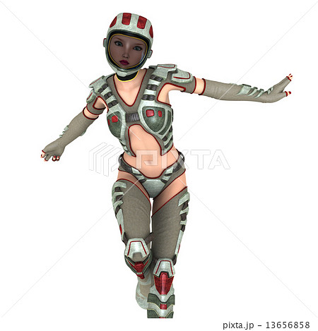 戦う女性 13656858