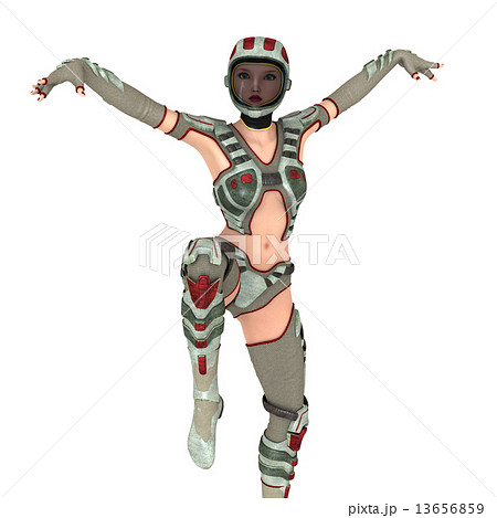 戦う女性 13656859