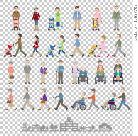Illustration of various people / Family 13657708