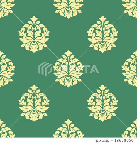 Seamless flourish pattern with dainty buds Seamless flourish pattern with dainty buds 13658650
