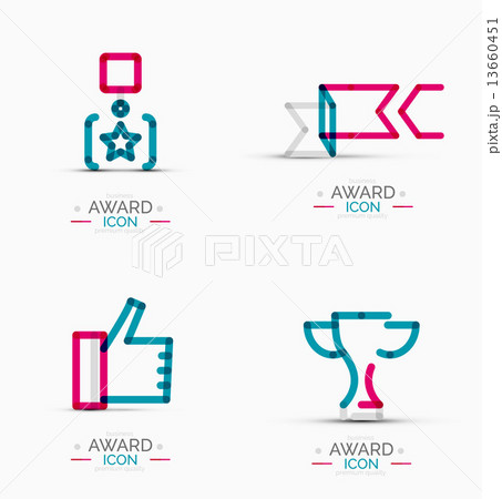 Award icon set, Logo collection Award icon set, Logo collection 13660451