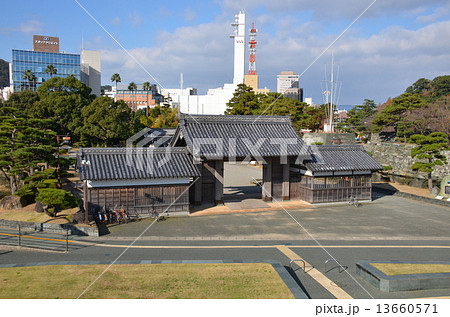 徳島城　鷲の門 13660571