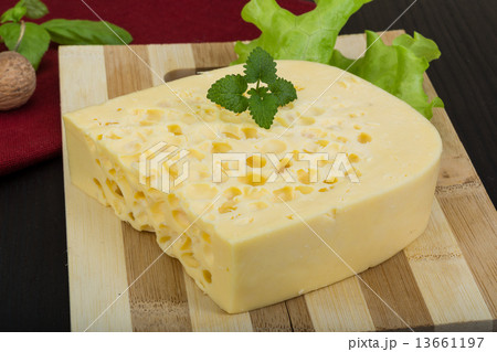 Yellow cheese 13661197