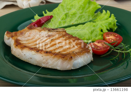 Grilled pork steak Grilled pork steak 13661198